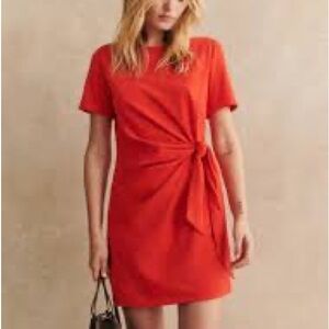 Sezane Pippa Short dress - coral